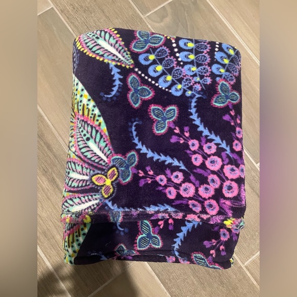 Vera Bradley Bedding Vera Bradley Printed Purple Blanket Poshmark